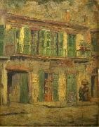David Maitland Armstrong Toulouse Street, French Quarter oil painting